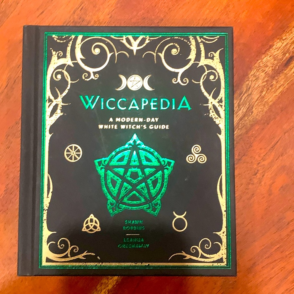 Wiccapedia A Modern Day Witch’s Guide. by Shawn Greenaway. Hardcover book